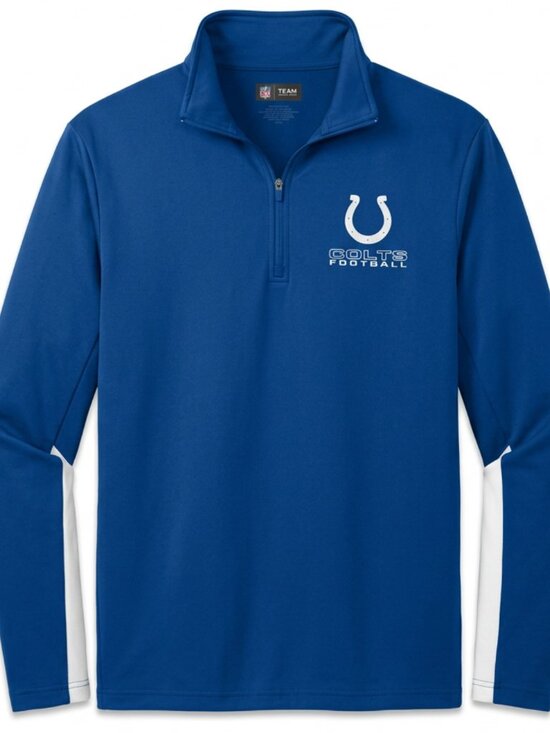 NFL Other - Men's 1/4 Zip Pullover NFL Colts Football Logo